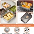 thumbnail image 4 of chalian 5PCS Stainless Steel Containers with Lids, Reusable Food Storage Containers, Stainless Steel Lunch Box for Office Travel, 4 of 13