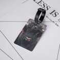 thumbnail image 5 of Luggage Tags for Suitcases, Majestic Black Yak Leather Bag Luggage Tags ID Label Tags Privacy Protection Travel Bag Labels, 5 of 6