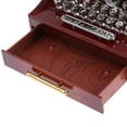 thumbnail image 2 of Xingzhi Retro Creative Typewriter Wind Up Music Box Clockwork Toy Desktop Supplies, 2 of 9