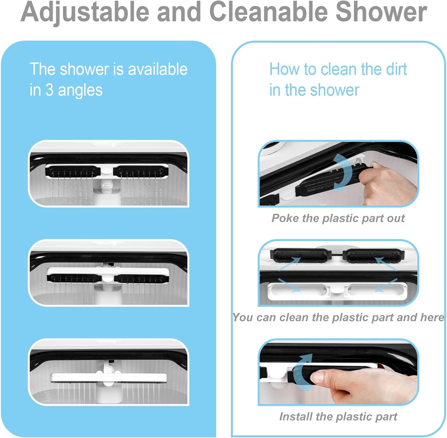 Foot Spa Massager with Heat for Stress Relief, Feet Bath with Motorized Rollers and Shower, Temperature Control, Timer and LCD Display, Ideal for Wife Mother Mom Father Husband, White