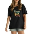 thumbnail image 2 of Aristuring Classic Crew Neck T-Shirt Plus Size Graphic Women's Wear Daily 5-Pack 4XL, 2 of 6