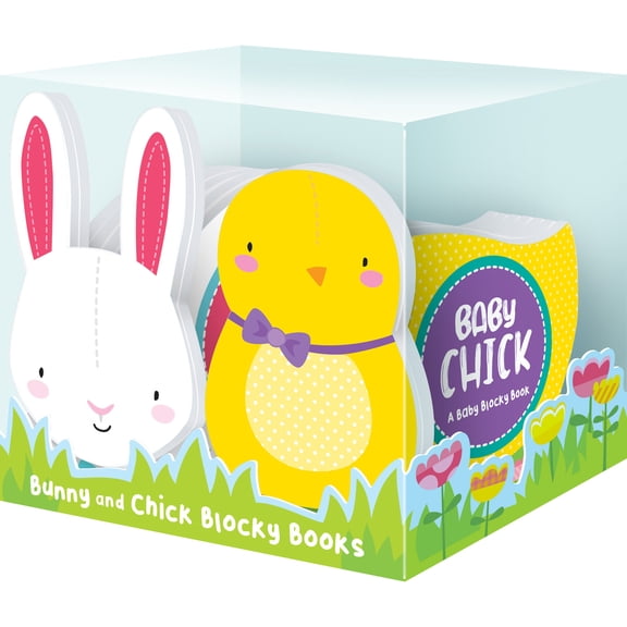 Easter Bunny and Baby Chick Shaped Baby Books by Bendon, 2-Count