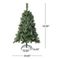 Noble House 4.5foot Cashmere Pine and Mixed Needles Unlit Hinged