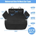 thumbnail image 4 of F-color SUV Cargo Liner para perros – Forro impermeable para carga de mascotas, cómodo protector de parachoques para perro, a prueba de arañazos, antideslizante, ajuste universal, SUV, sedanes, malete, 4 of 4