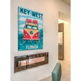 thumbnail image 6 of "Key West Bus" Painting Print on Wrapped Canvas, 6 of 6