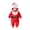 Z-04Red, variant on Otqutp Baby Deer Full Zip Hooded Bodysuit Soft Plush Animal Jumpsuit Newborn Long Sleeve Warm Romper Casual Infant Outfit for Halloween