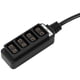 thumbnail image 4 of Cable Divisor D-Tap, Conector Macho D-Tap Macho a Divisor de Adaptador de Cubo D-Tap Hembra de 4 Puertos para Potencia de fotografía(Primavera Enrollada) Ecomeon no, 4 of 6