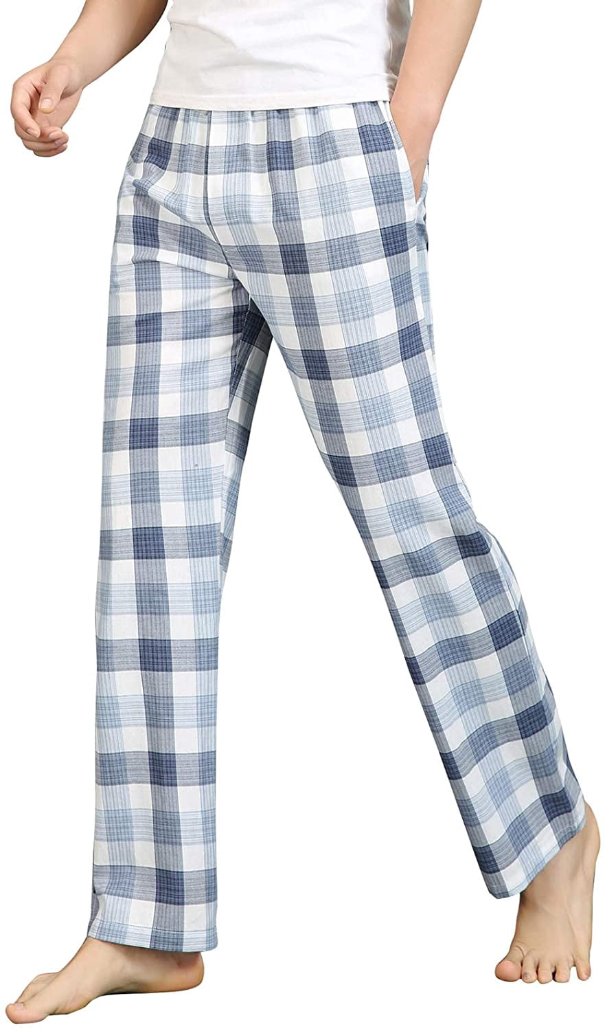 Men's Pajama Pants Comfy Mens Plaid 