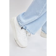 Womens Cargo Jeans with Bungee Hem