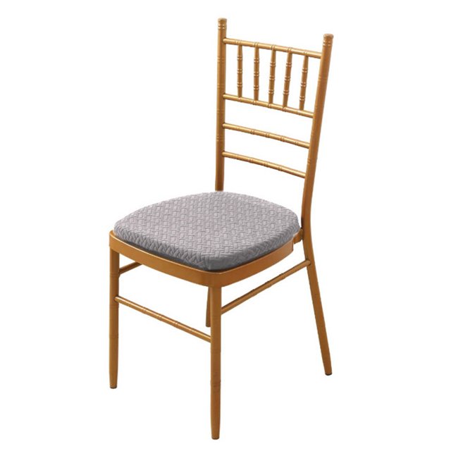 CAROOTU Chair Cushion Cover Diagonal Plaid Cushion Cover Elastic Washable Dustproof