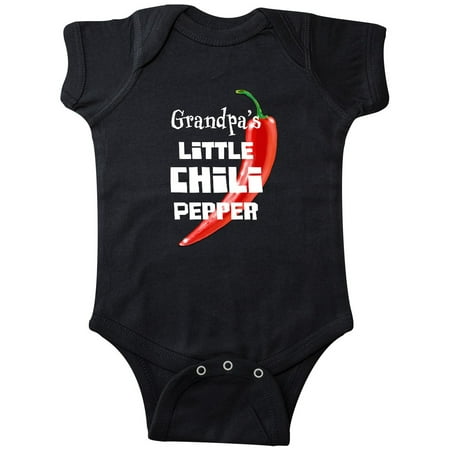

Inktastic Grandpa s Little Chili Pepper Gift Baby Boy or Baby Girl Bodysuit