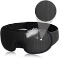 thumbnail image 1 of ER Block Light Sleep Eye Mask Suave acolchado Travel Shade Cover Rest Relax Sleeping Blindfold Eye Cover Sleep Mask Eye Patch brillar Electrónica, 1 of 5