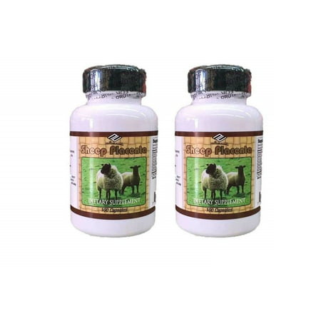 2 Bottles Nu-Health Sheep Placenta Complex (100 (Best Brand Of Sheep Placenta Capsules)
