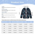 thumbnail image 6 of Uemuo Blue Seahorse Pattern Rash Guard for Boys Girls Long Sleeve Swim Shirts UPF 50+ UV Sun Protection Hooded Fishing Shirt with Pocket for Kid-18 Months, 6 of 8