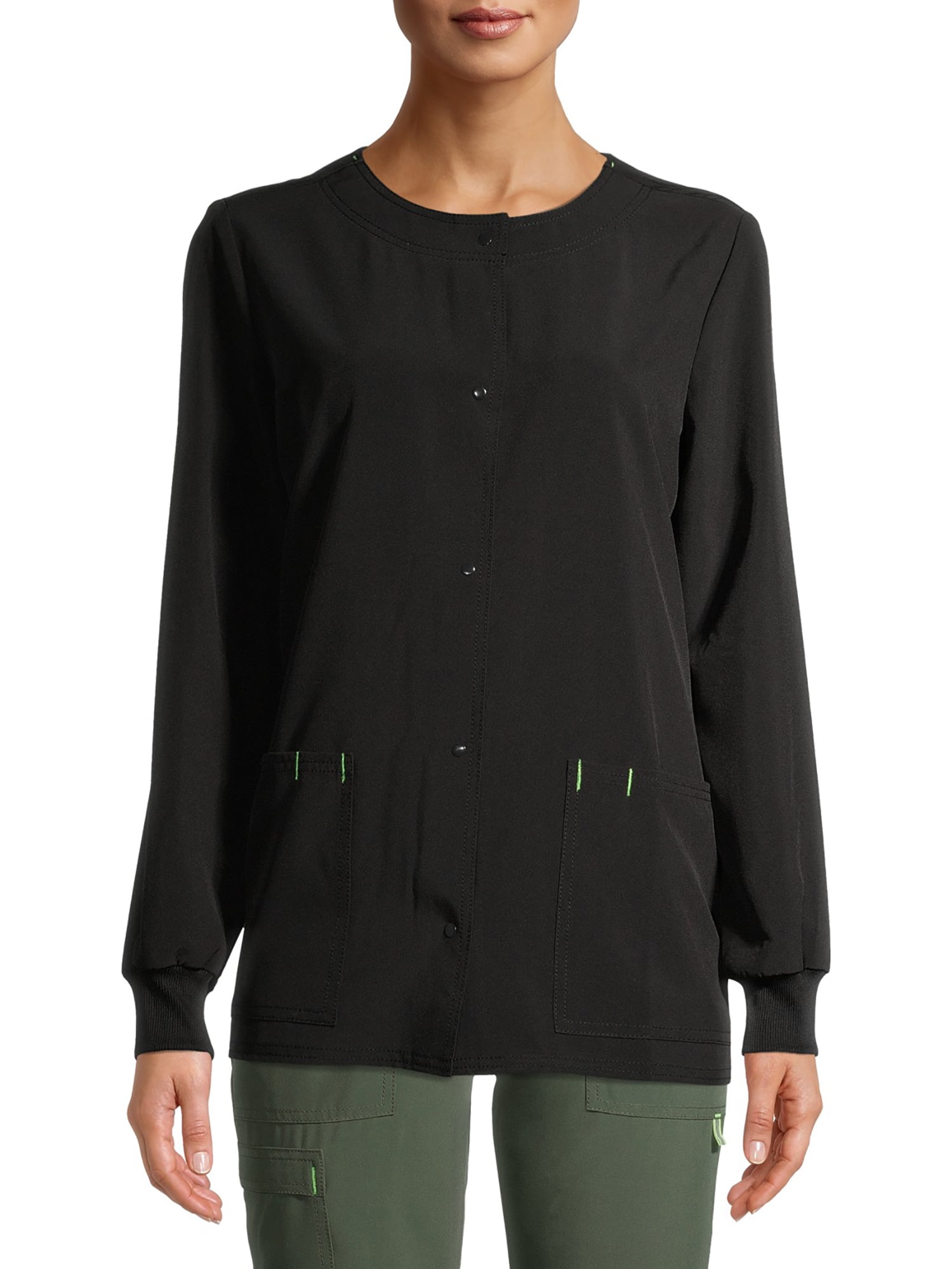 Scrubstar Women's Seasonal Solid Warm Up Scrub Jacket