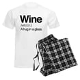 thumbnail image 6 of CafePress - Wine A Hug In A Glass Men's Light Pajamas - Men's Light Loose Fit Cotton Pajama Set, 6 of 7