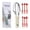 A, variant on XINGXIANG-Multi-Function Fruit Cutter with Forks, Stainless Steel Melon Cutter & Carving Tool for Kitchen Fruit Preparation (B)