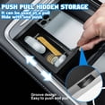 thumbnail image 6 of Xotic Tech 3PCS Center Console Organizer Tray Armrest Hidden Cubby Drawer Storage Box with Coin and Sunglass Holder Interior Accessories Tray Compatible with Tesla Model 3 Model Y 2021-2023, 6 of 9