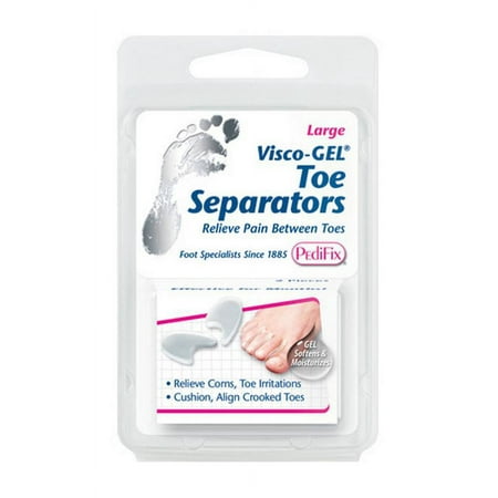 Pedifix Visco-GEL Toe Separators, Package of 2, X-Large