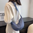thumbnail image 1 of Bolsos cruzados simples Bolsos de bola de masa de moda para mujer Portátiles para el trabajo (Azul lago), 1 of 7