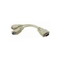 thumbnail image 1 of Eagle Electronics 180435 8 inch DB15HD-M to 2x DB15HD-F VGA Splitter Cable, 1 of 1