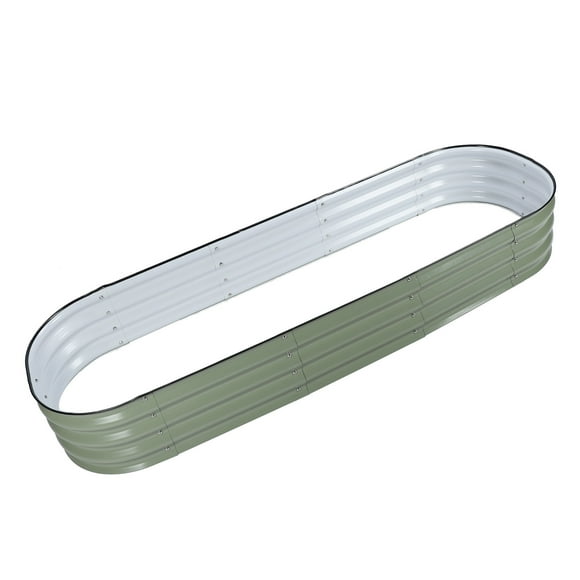 Metal Raised Garden Bed Kit for Vegetables and Flowers, Stylish Planter Box