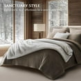 thumbnail image 3 of EVERGRACE Luxury Faux Fur Throw Blanket, Soft Fluffy Faux Mink Blankets for Bed, Couch, Sofa, Thick Cozy Plush Warm Fur Throws with Reversible Velvet, Frosted White Wolf, 50"x60", 3 of 8