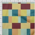 thumbnail image 1 of Soimoi Cotton Voile Fabric Geometric Panel Printed Fabric 1 Yard 56 Inch Wide, 1 of 3