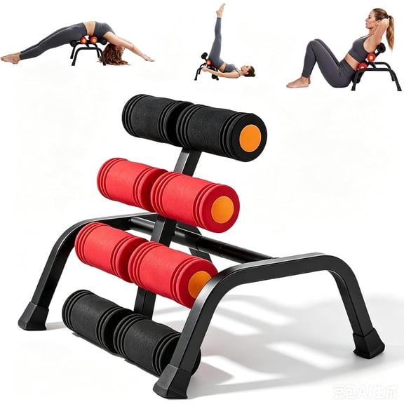 Mini Inversion Table, Spinal Decompression Table Rollers