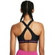 thumbnail image 2 of Sujetador deportivo Under Armour Crossback Mid Impact para mujer, negro S, 2 of 2