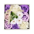 thumbnail image 3 of TISHITA Floral Scented, Soap Flower Box, Simulated Flowers Ornament Flower Bath Soap, Artificial Flower Soap, for Wedding Anniversary Violet, 3 of 8