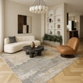thumbnail image 3 of Rug Branch Nomad Abstract Indoor Area Rug, Cream Grey, Modern - Living Room, Bedroom, Dining Room, and Kitchen, 3 of 7