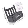 thumbnail image 2 of OUNONA 1Jgo Jardinera De Pared De Madera Con Para Plantas Y Suculentas, 2 of 7