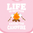 thumbnail image 4 of Inktastic Life is Better Around The Campfire Boys or Girls Baby Bib, 4 of 4