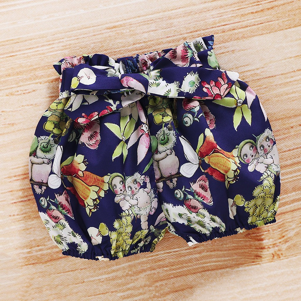 Povozer Baby Outfits Girl Baby Boys Summer Clothes Toddler Newborn Infant Baby Girl Clothes Romper Shorts Set Floral Summer Outfits Cute Baby Clothes Girl Size 18-24 Months,Beige