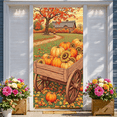 thumbnail image 4 of Autumn Theme Harvest Banner Decorative Farm Backdrop Thanksgiving Pumpkin Rustic Design for Fall Decoration Seasonal Celebration, 4 of 9