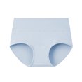 thumbnail image 2 of Womens Cotton High Waisted Underwear Full Coverage Panties Ladies Briefs Light Blue 3XL, 2 of 7