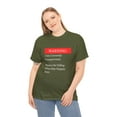 thumbnail image 4 of Warning I Am Currently Unsupervised Funny Sarcastic Joke Heavy Cotton Tee, 4 of 4