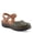 OLIVE MULTI, variant on Azmira Women’s Wedge Sandal Laser-cut Leather & Cushioned Footbed