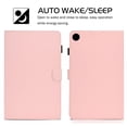 thumbnail image 4 of Allytech Galaxy Tab A8 10.5" Case X200, Premium PU Leather Flip Folio Smart Cover Auto Sleep Wake Full Protection Kickstand Shockproof Case Cover for Samsung Galaxy Tab A8 10.5" X200 X205 - Pink, 4 of 6