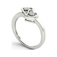 thumbnail image 2 of 1/20 Carat T.W. Diamond 10kt White Gold Heart Fashion Ring, 2 of 5