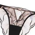 thumbnail image 3 of Xucatan Women's Low Rise Mesh Floral Embroidered Panties, Sheer See Through Ladies Underwear, Stretchy Hip Lifting Elastic Briefs, Breathable Feminine Thongs, Casual Cozy Daily Panties Gift, 3 of 9