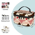 thumbnail image 2 of ERJLKXP Cartoon Animal Dog Makeup Bags Travel Cosmetic Bag Case, Large Capacity Organizer and Storage, Portable Pouch Toiletry bag for Women & Girls, 2 of 7