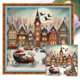 thumbnail image 1 of Hilo Algodón Ecológico Bordado Punto Cruz Impreso Navidad 11CT 50x50cm, 1 of 9