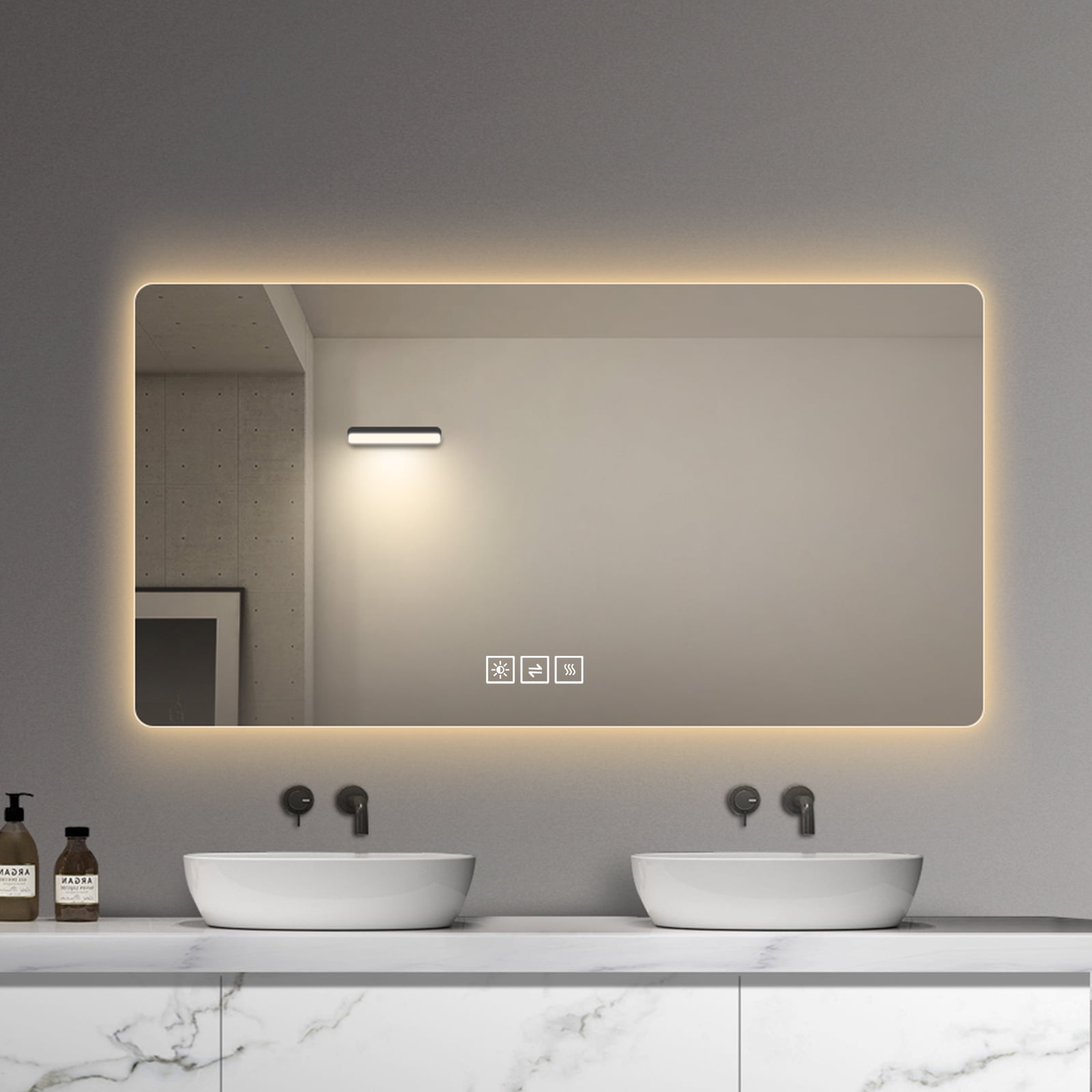Design Miroir MX-Frame nouveau ledspiegel Lumière Miroir Miroir de salle LED 