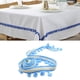 thumbnail image 4 of Cinta de Flecos con Pompones perfecl 2 x Azul + Gris Pompones para Coser, 4 of 8