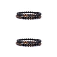thumbnail image 1 of Minnieouse 2 uds amantes encantadora 6mm parejas Multicolor joyería cuenta energía Natural zirconia tigre ojo piedra tigre ojo piedra Piedra de ojo de tigre Piedra Ojo de Tigre 2piezas, 1 of 6