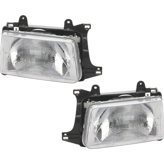 Garage-Pro Driver and Passenger Side Headlight for Toyota T100 1993-1998 Halogen With bulb(s) Replaces# 8115034010 8111034010