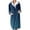 Navy, variant on MEICHEN Plush Robes for Women Women's Fleece Plush Robe Long Warm Plush Bathrobe Loungewear Jacket Printed Comfort Robe Women's Robes