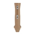 thumbnail image 5 of 12-3/8 in. x 2-7/8 in. x 7-3/8 in. Unfinished Large North American Solid Cherry Classic Traditional Plain Corbel, 5 of 6